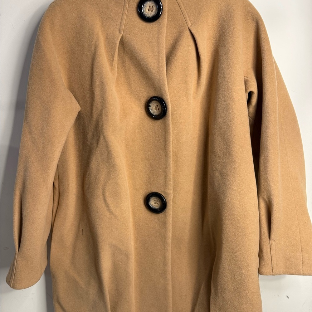 Anne Klein Wool and Cashmere
Button Topper Coat.